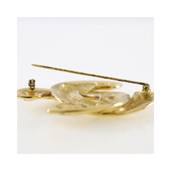 Pre Loved Chanel Matelasse Women Gold Brooches - Picture 4 of 8